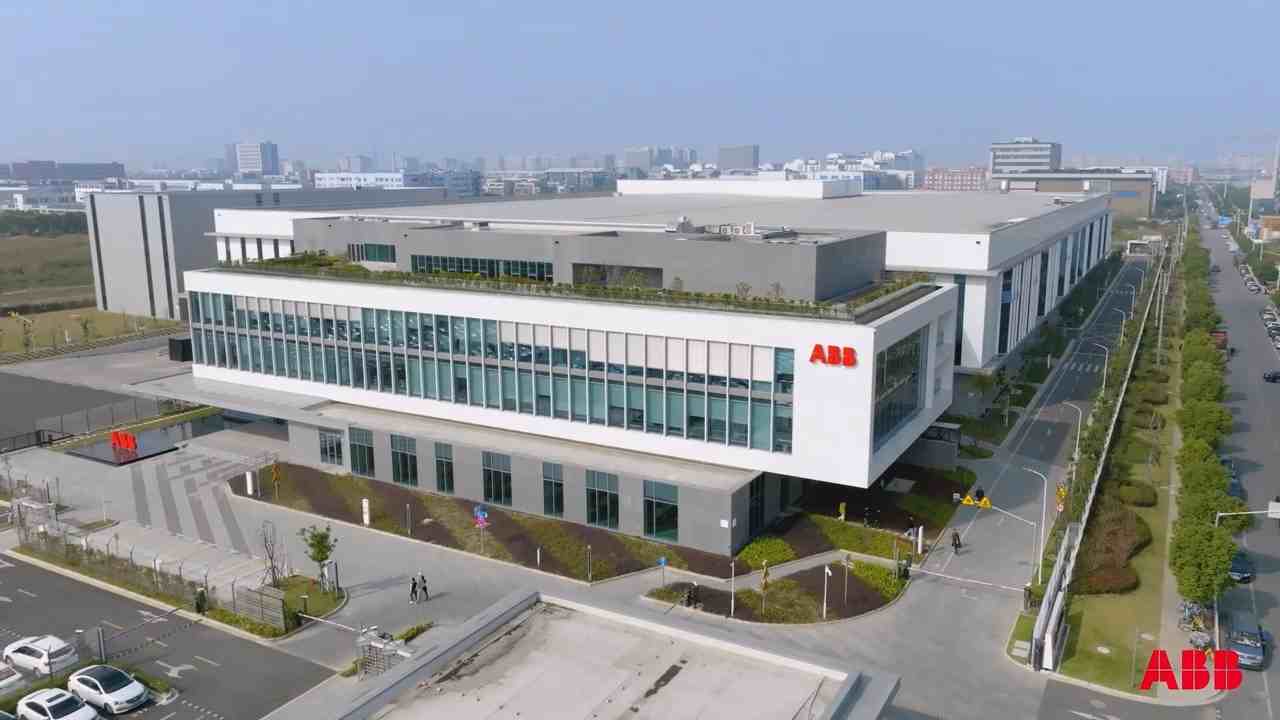 ABB megafactory filming in Shanghai